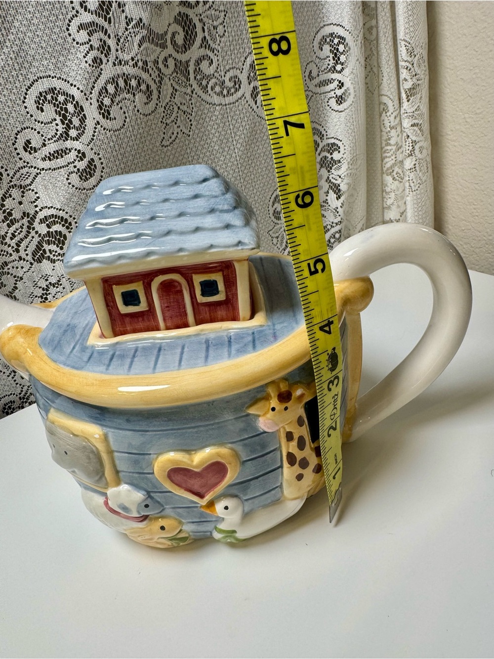 Vintage Certified International Susan Winget Noah’s Ark Ceramic 3-D Teapot - Picture 4 of 5
